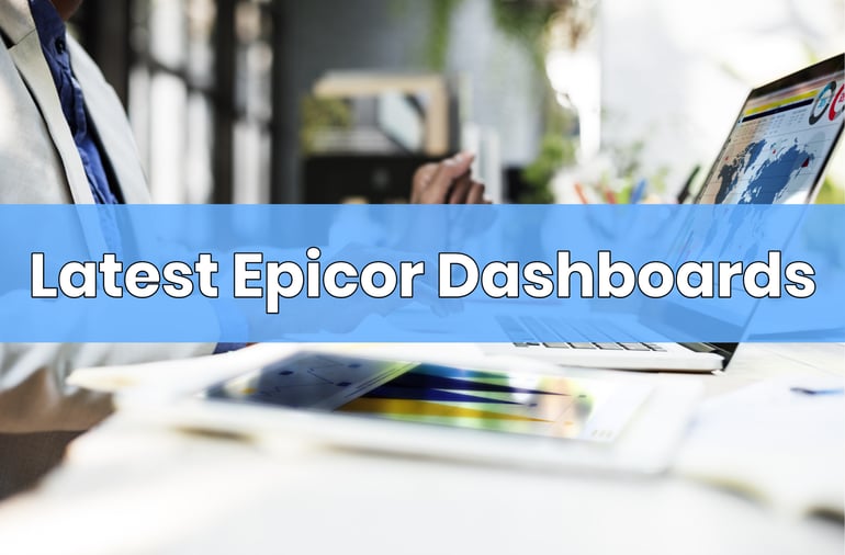 Epicor ERP 10.2 Dashboards