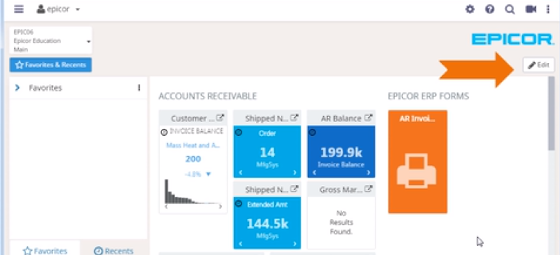 Epicor Home Page