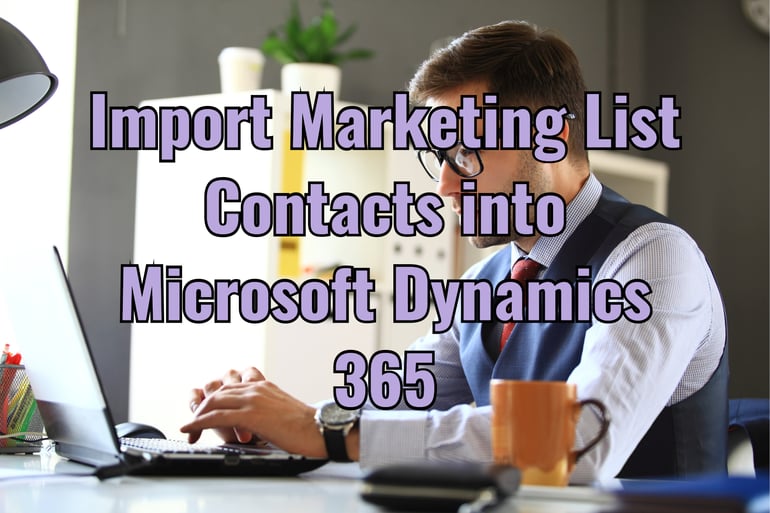 import marketing list contacts microsoft dynamics 365