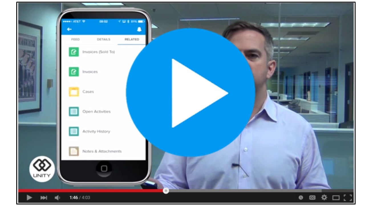 Video: Accessing Epicor Inside Salesforce1 App